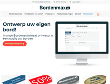 Tablet Screenshot of bordenmax.nl